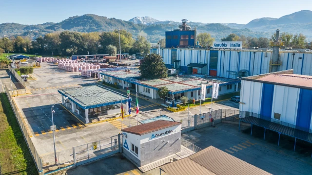 Aurubis_Standort Avellino_Werkansicht_Luftaufnahme_2023